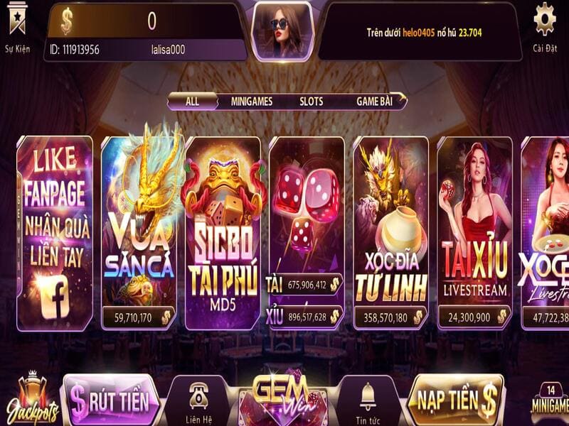 Sơ lược về cổng game GEM WIN