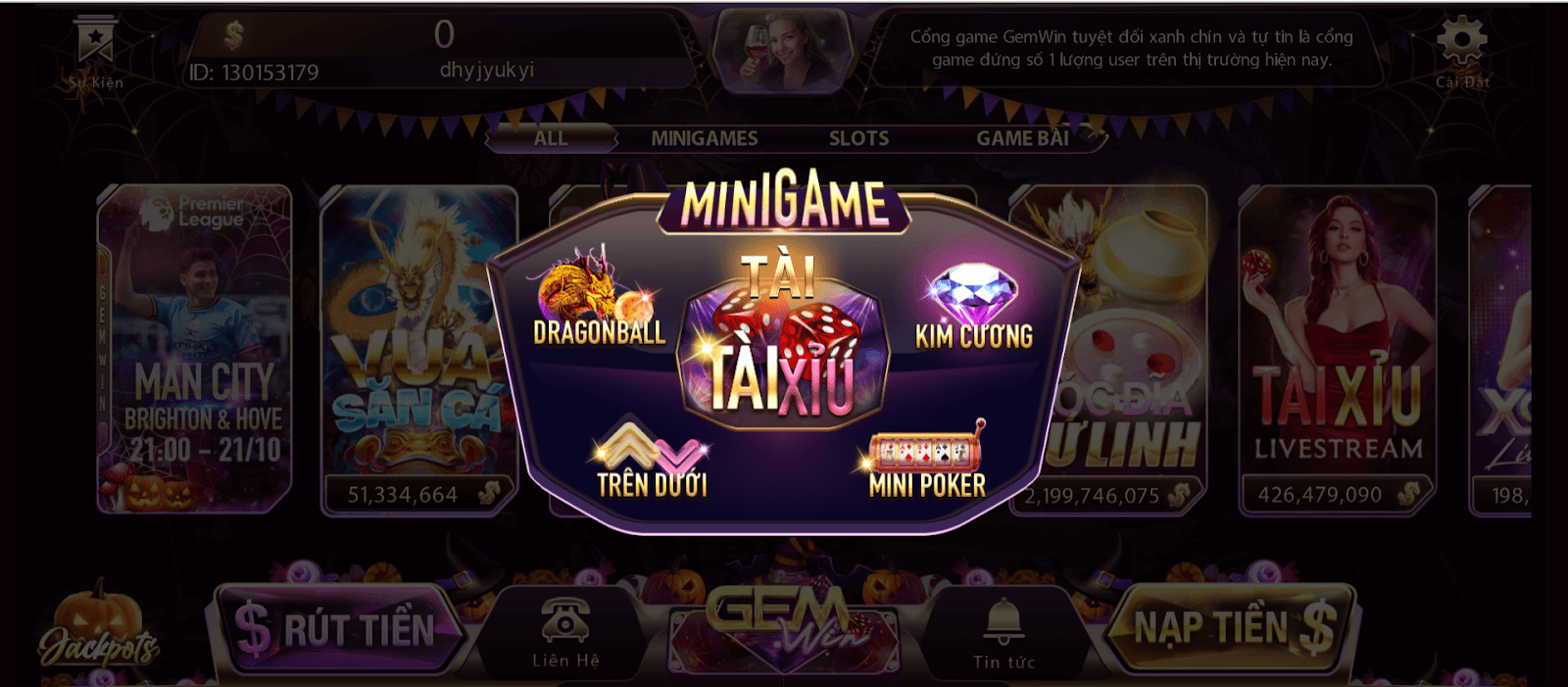 Slot Game chất lượng nâng cao trải nghiệm cùng GEMWIN